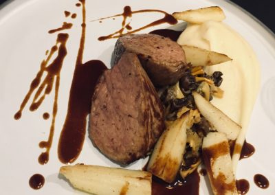 Quasi de veau et cerfeuil tubéreux
