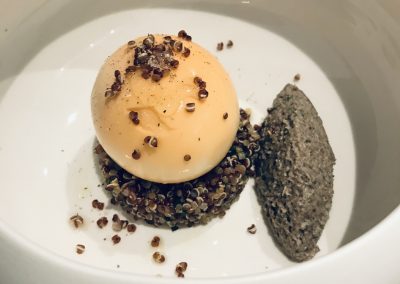 oeuf mollet fumé
